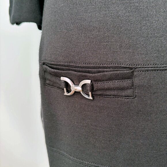 Cleo 3/4 sleeve black tunic - Picture 5 of 9